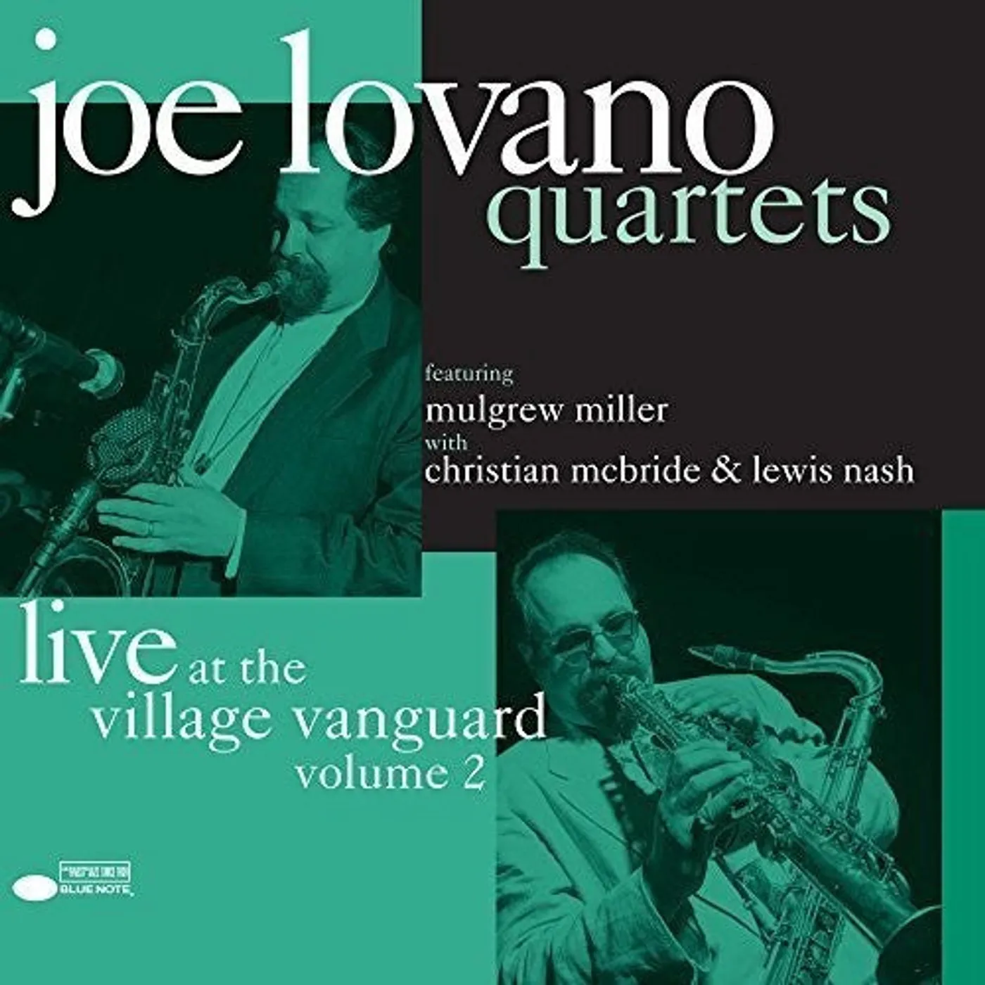 Joe Lovano LP Vinyl - Quartets: Live At The Village Vanguard Vol 2