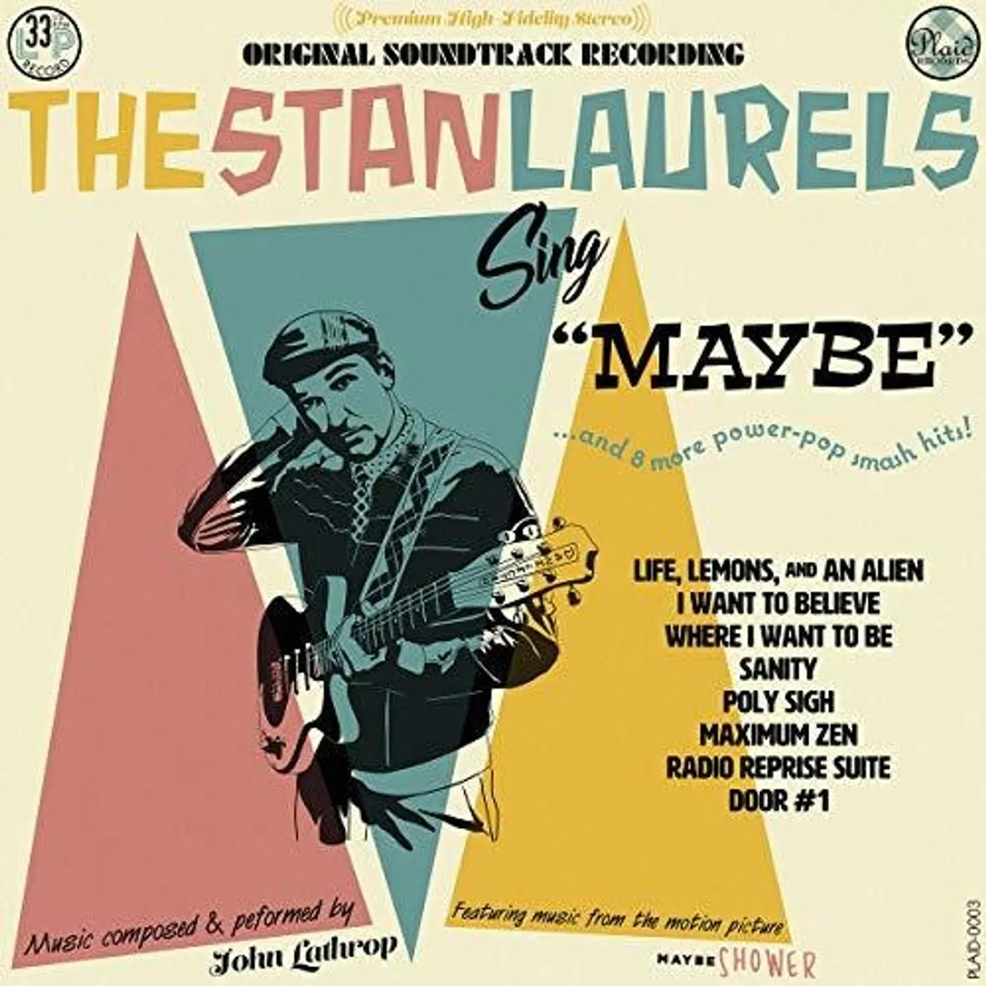 The Stan Laurels LP Vinyl - Sing Maybe: Maybe Shower - Original Soundtrack