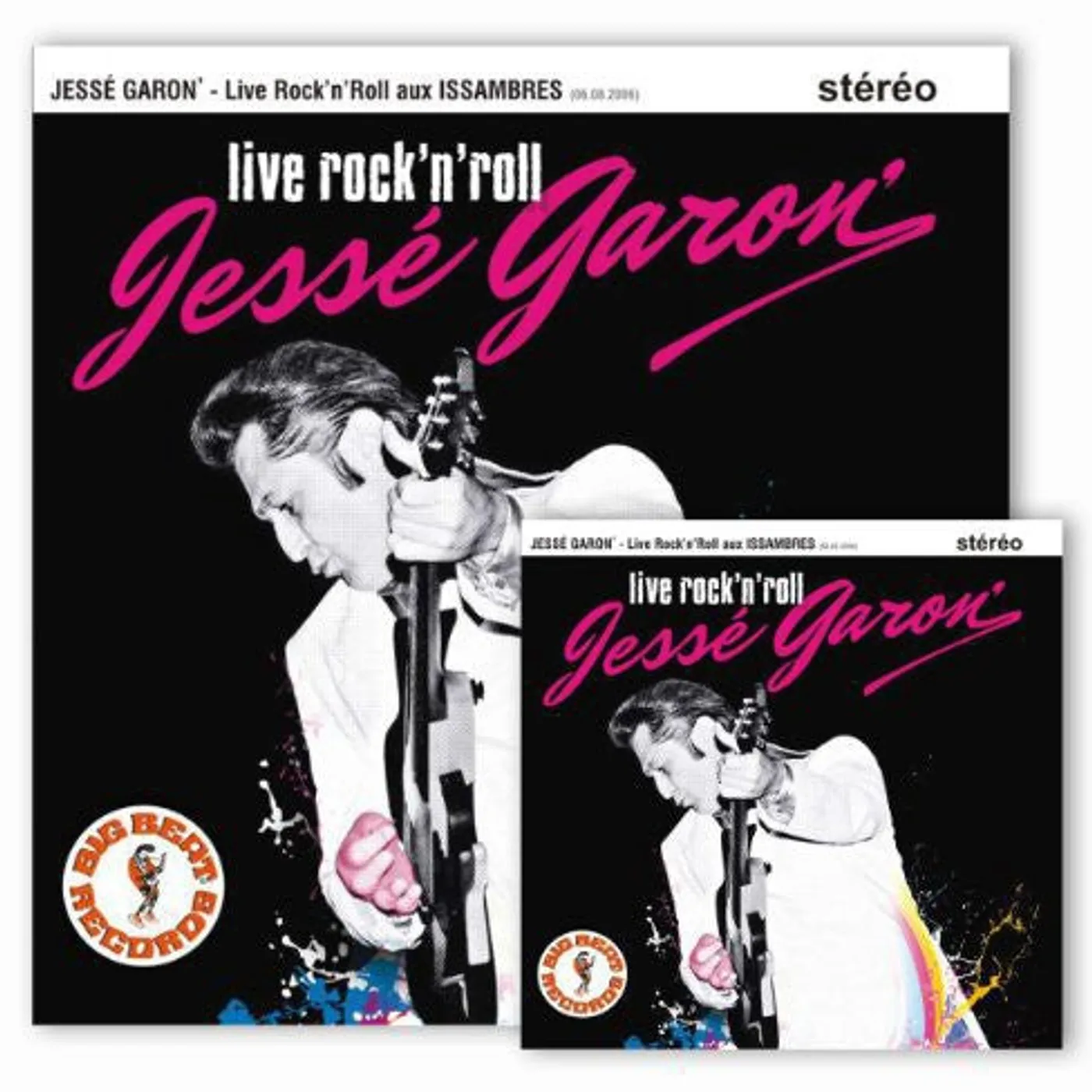 Jesse Garon LP Vinyl - Live Rock & Roll Lp (Can)