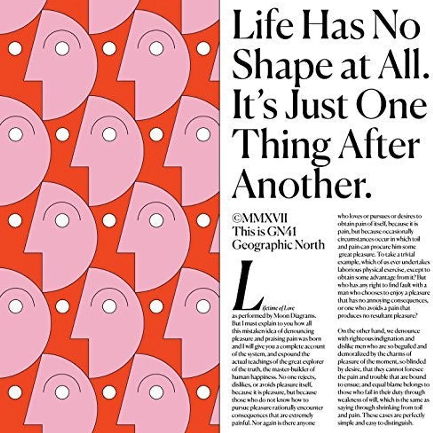 Moon Diagrams LP Vinyl - Lifetime Of Love (Uk)