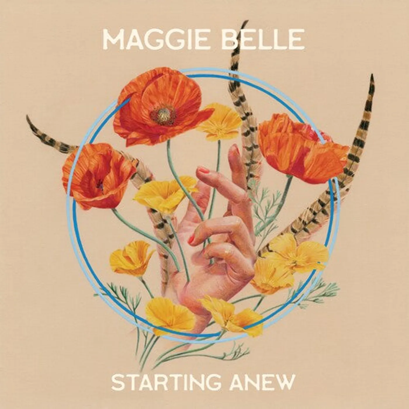 Maggie Belle LP Vinyl - Starting Anew (Teal) (Coloured Vinyl)