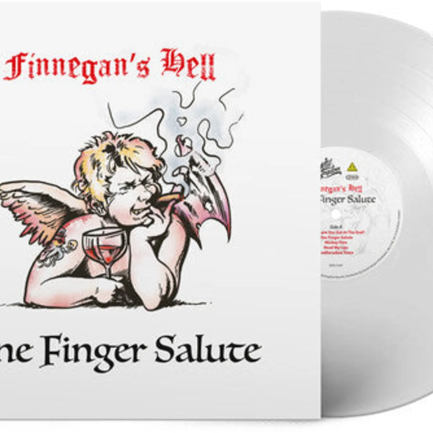 Finnegans Hell LP Vinyl - One Finger Salute - White (Coloured Vinyl) (Wht)