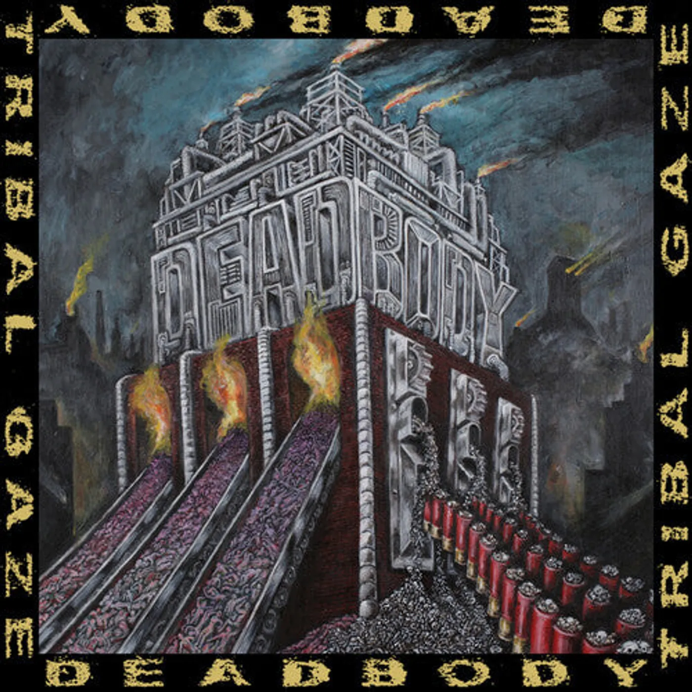 Deadbody LP Vinyl - Dead Body / Tribal Gaze Split (Cvnl) (Red) (Ylw)