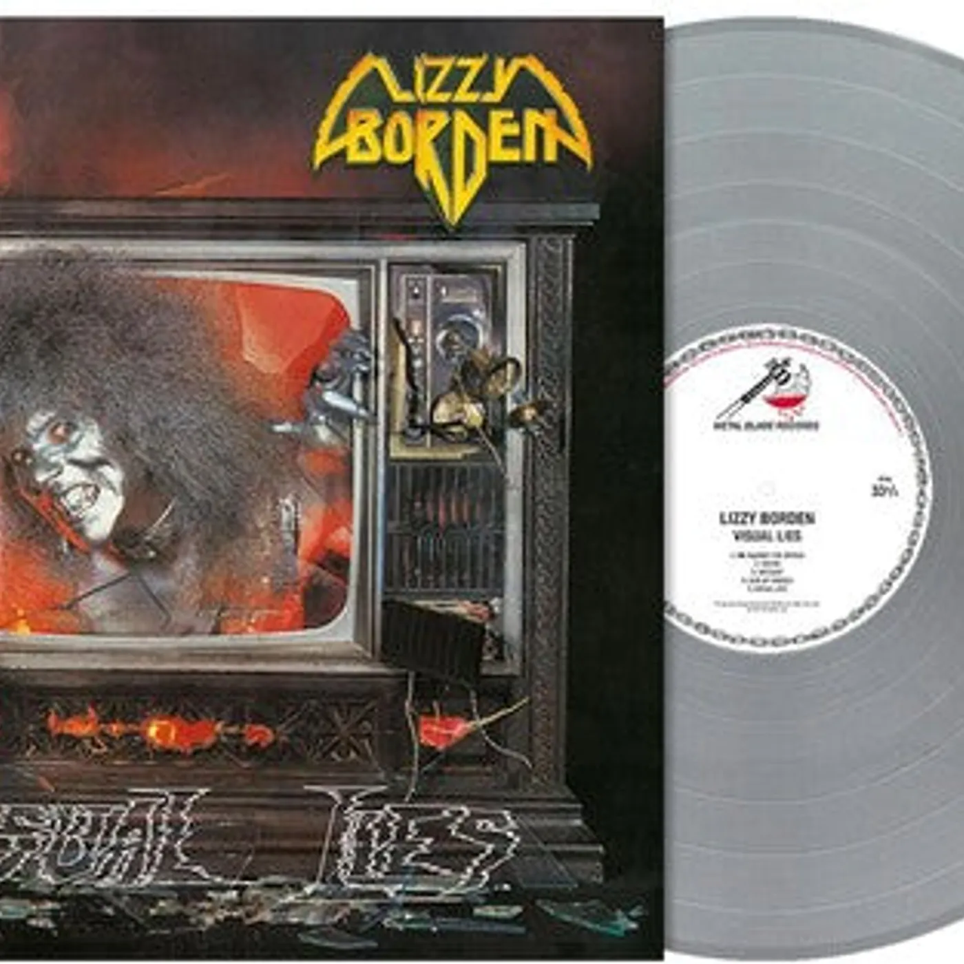 Lizzy Borden LP Vinyl - Visual Lies (Coloured Vinyl) (Slv)