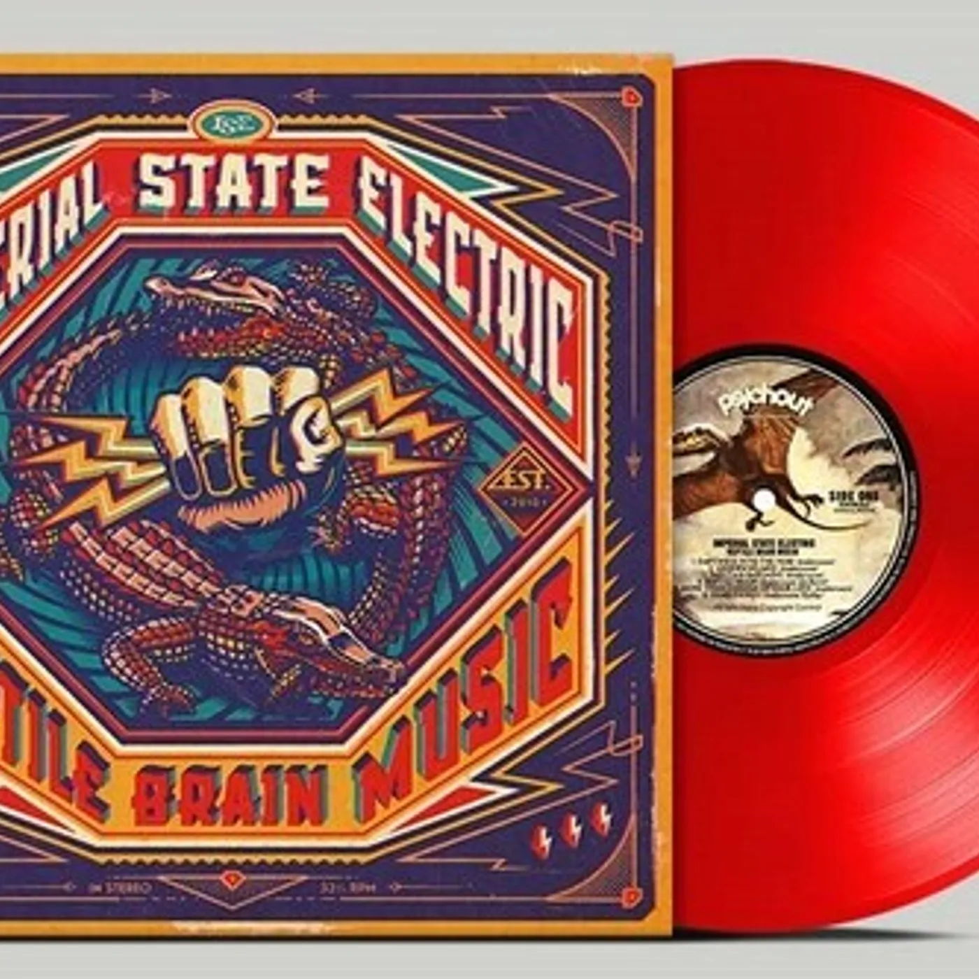 Imperial State Electric LP Vinyl - Reptile Brain Music - Red (Coloured Vinyl) (Red)