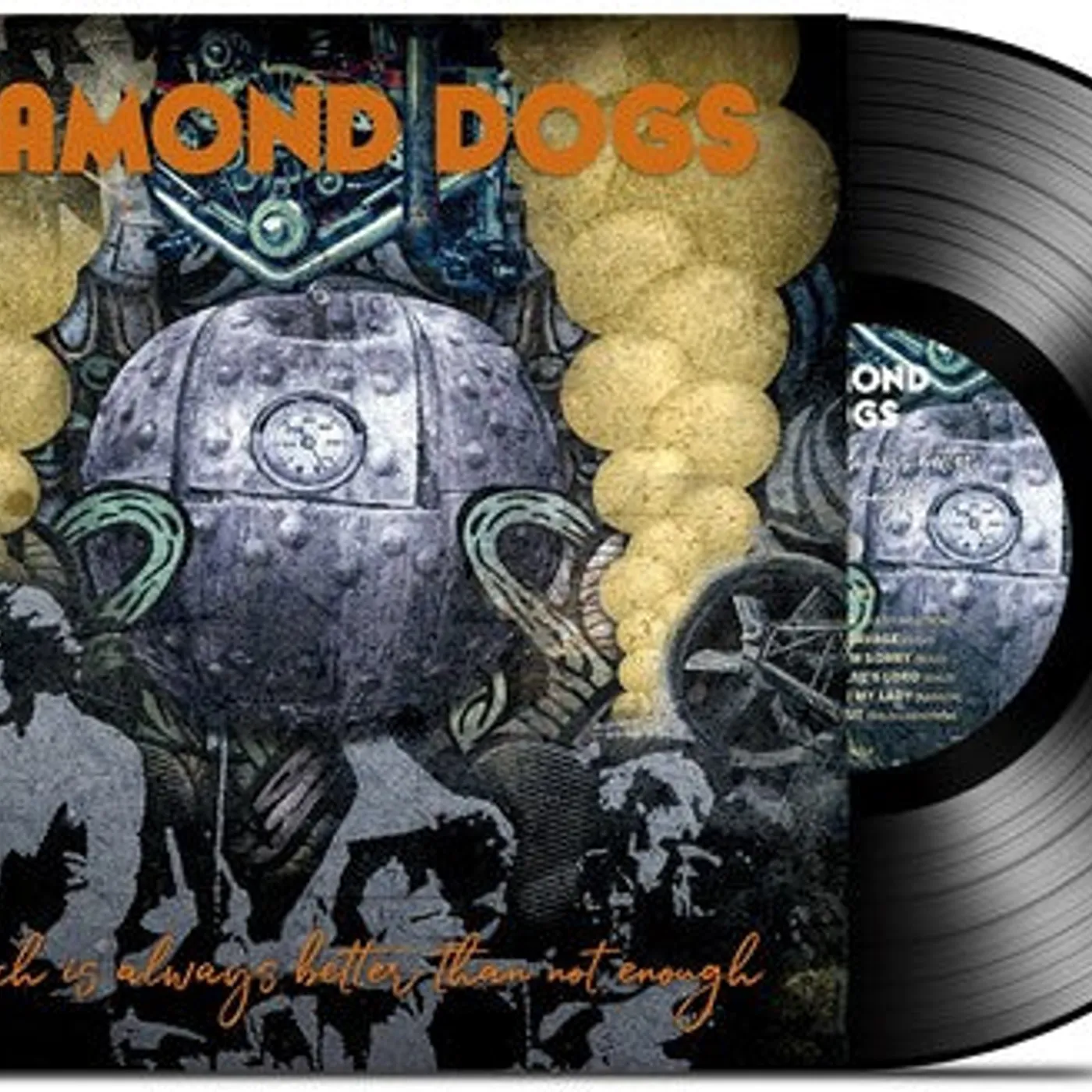 Diamond Dogs LP Vinyl - Too Much Is Always Better Than Not Enough (Blk)