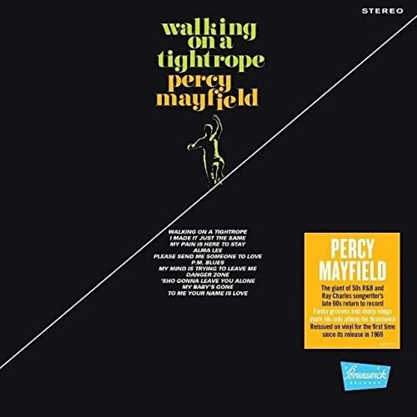 Percy Mayfield LP Vinyl - Walking On A Tightrope (Blk) (Ofgv) (Uk)
