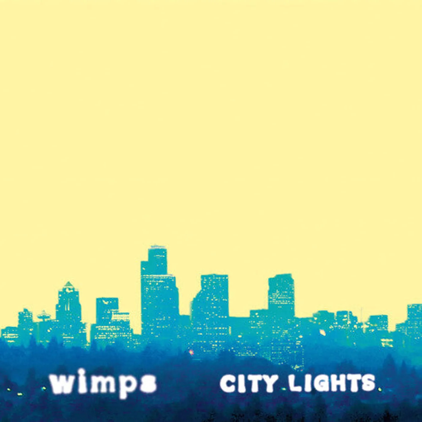 Wimps LP Vinyl - City Lights - Blue (Blue) (Coloured Vinyl)