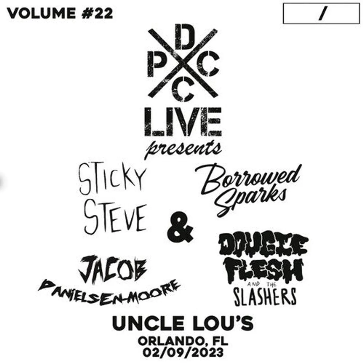 Sticky Steve  LP Vinyl - Dcxpc Live Vol22