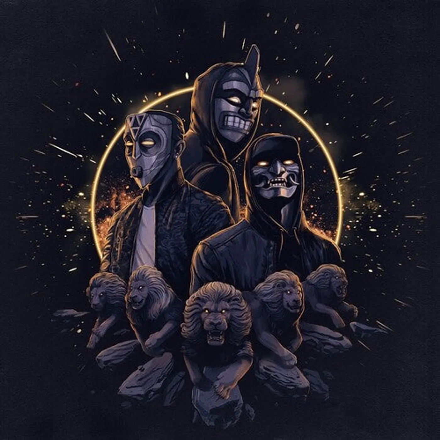 Jamo Gang LP Vinyl - Walking With Lions (Ylw)