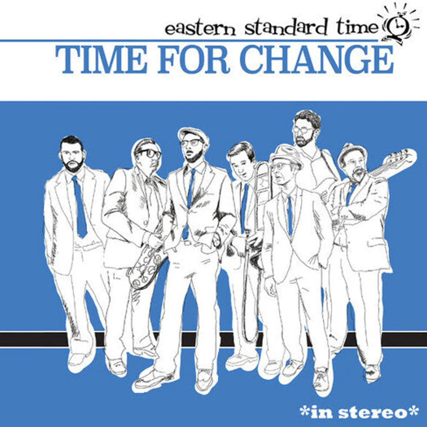 Eastern Standard Time LP Vinyl - Time For Change (Blue) (Coloured Vinyl)