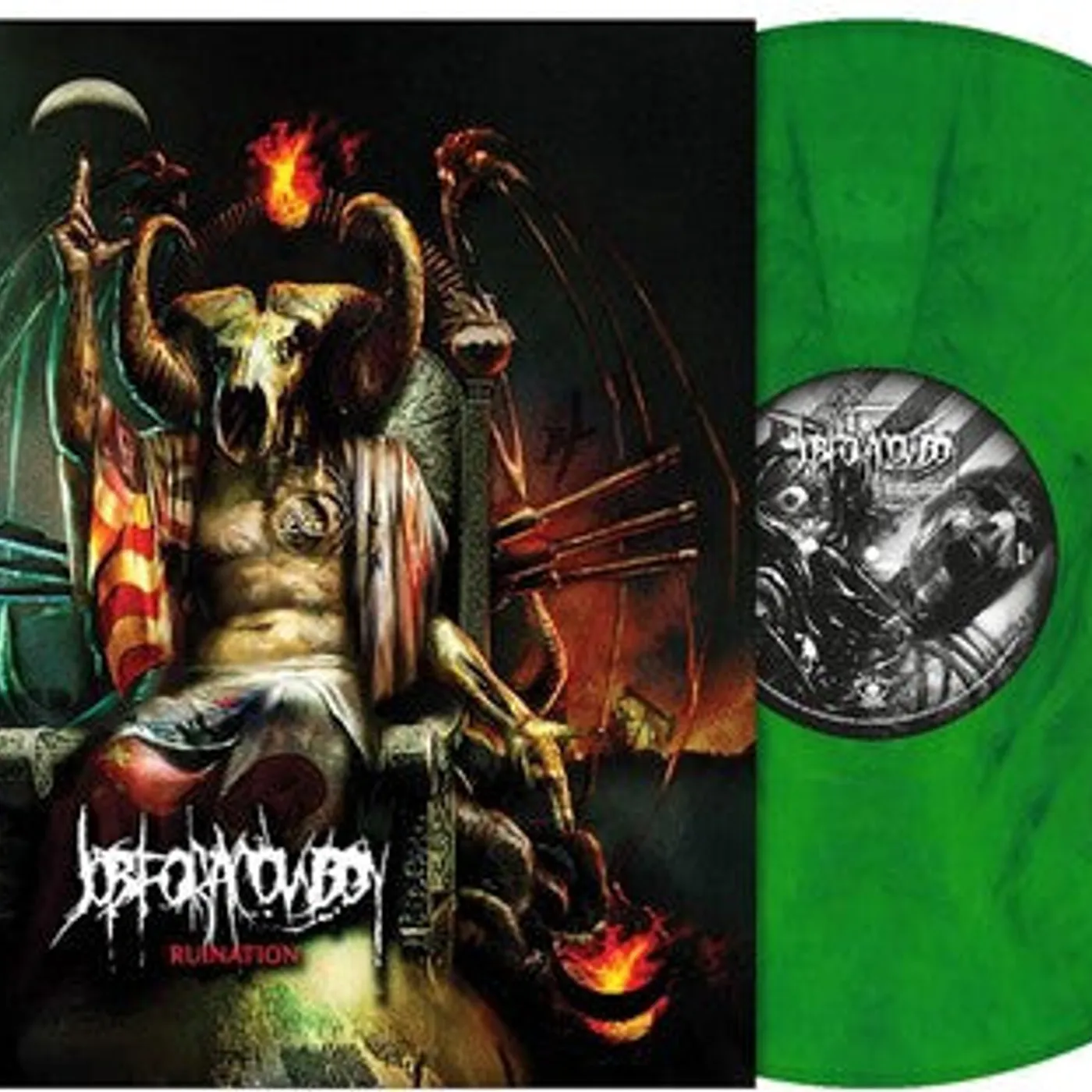 Job For A Cowboy LP Vinyl - Ruination (Coloured Vinyl) (Grn)