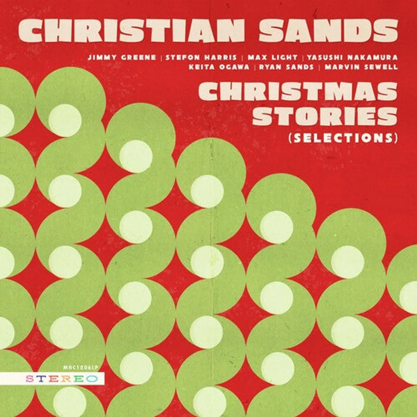 Christian Sands LP Vinyl - Christmas Stories (Selections)