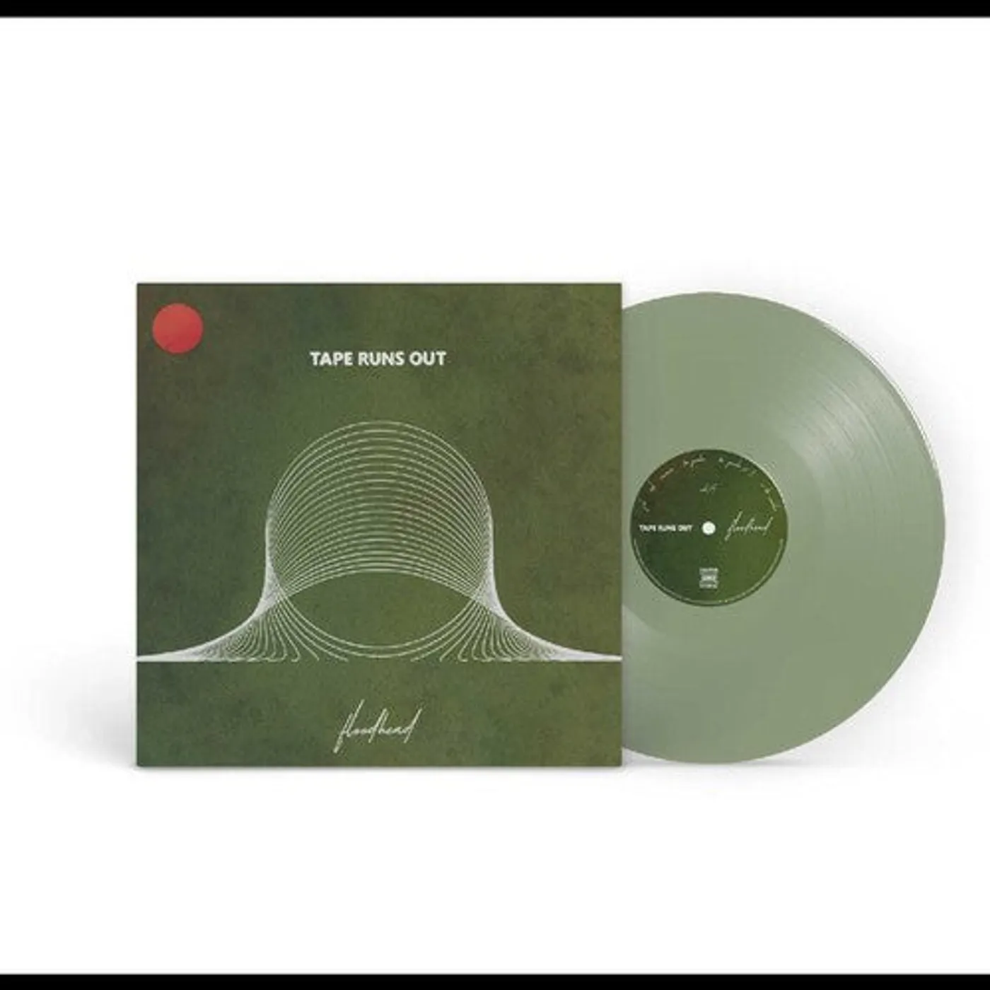 Tape Runs Out LP Vinyl - Floodhead (Coloured Vinyl) (Grn)