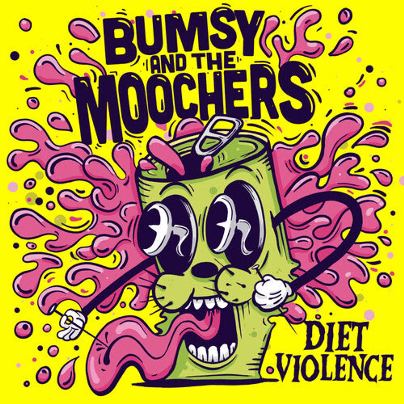 Bumsy and the Moochers LP Vinyl - Diet Violence (Coloured Vinyl)