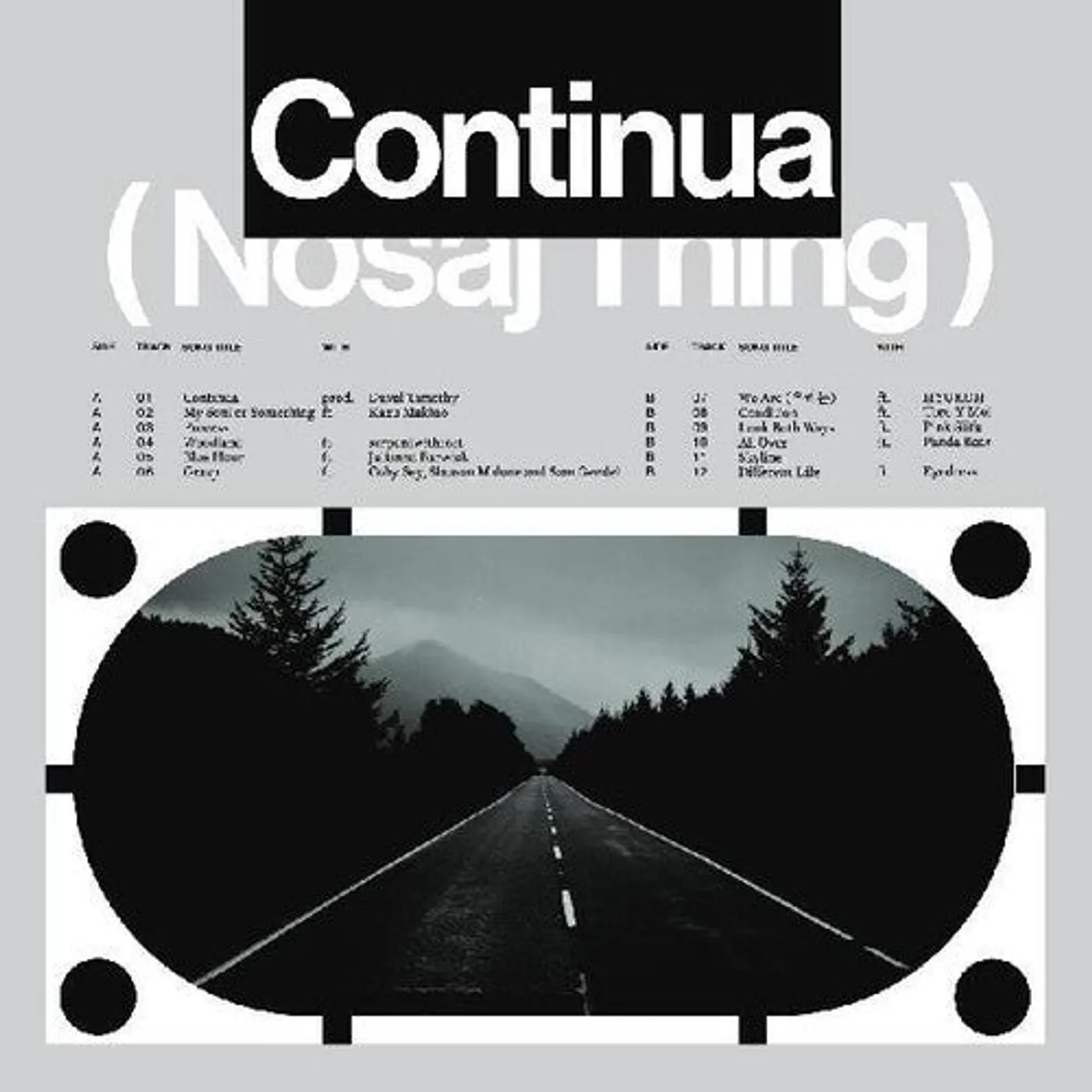 Nosaj Thing LP Vinyl - Continua (Dlcd)