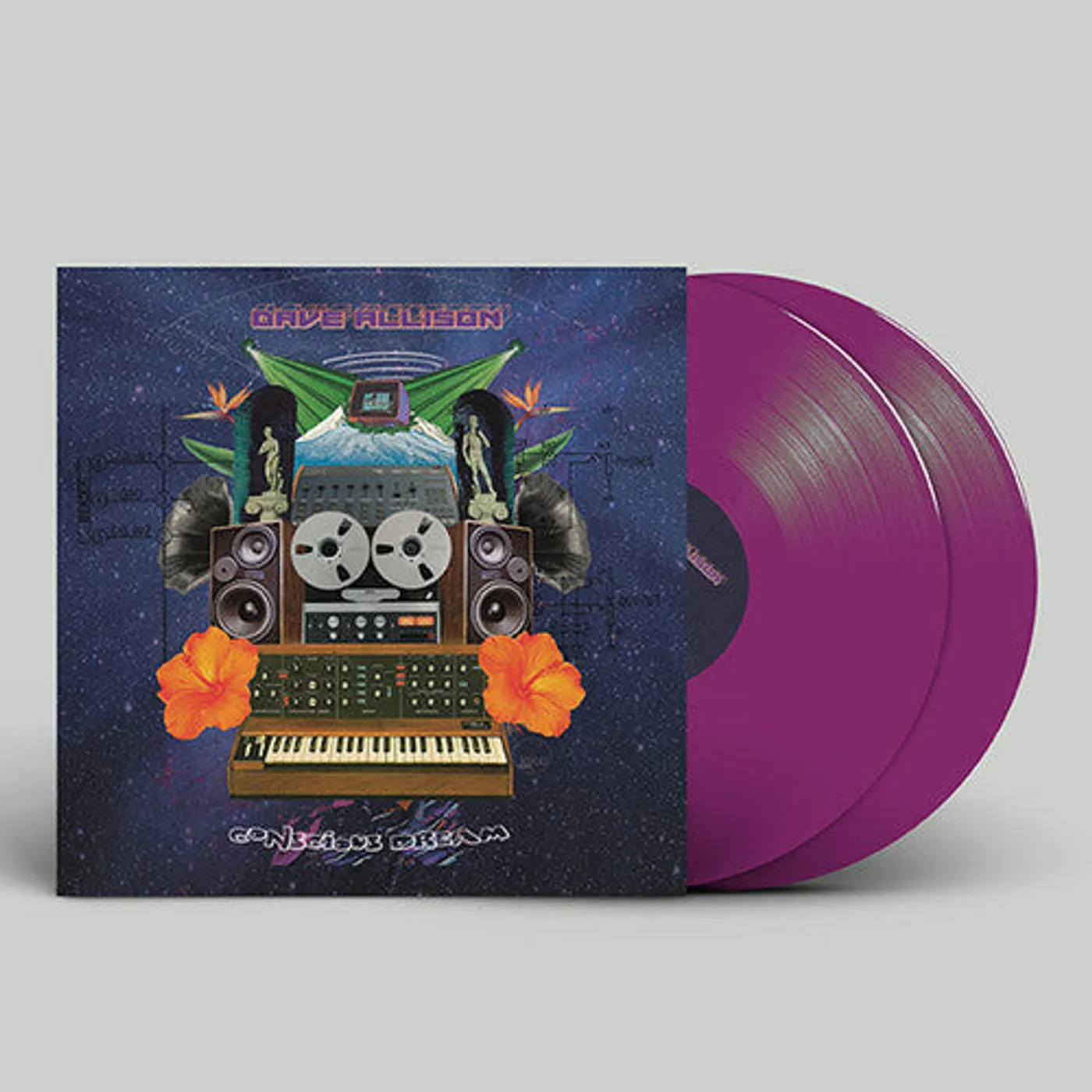 Dave Allison LP Vinyl - Conscious Dream (Coloured Vinyl) (Purp)