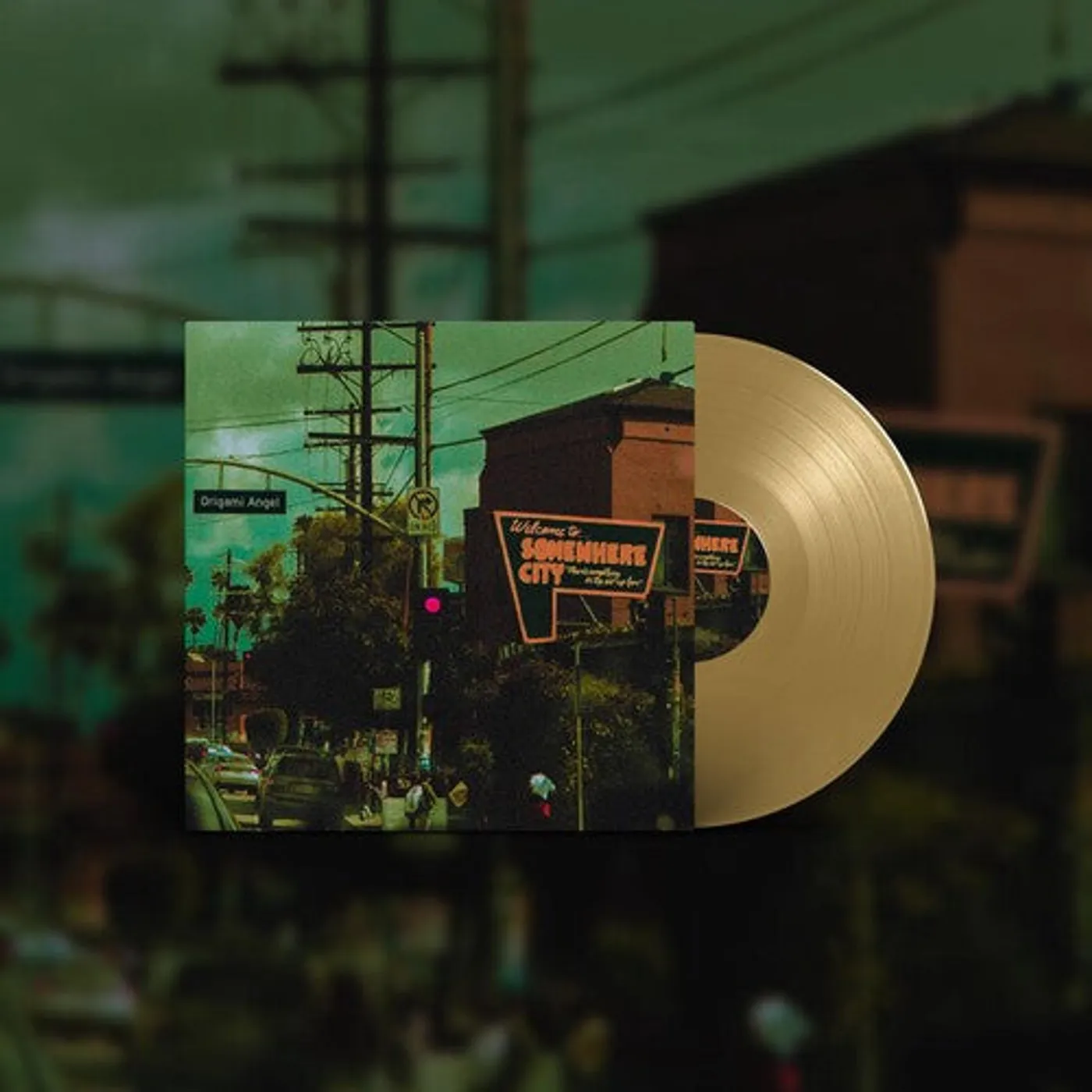 Origami Angel LP Vinyl - Somewhere City (Gol)