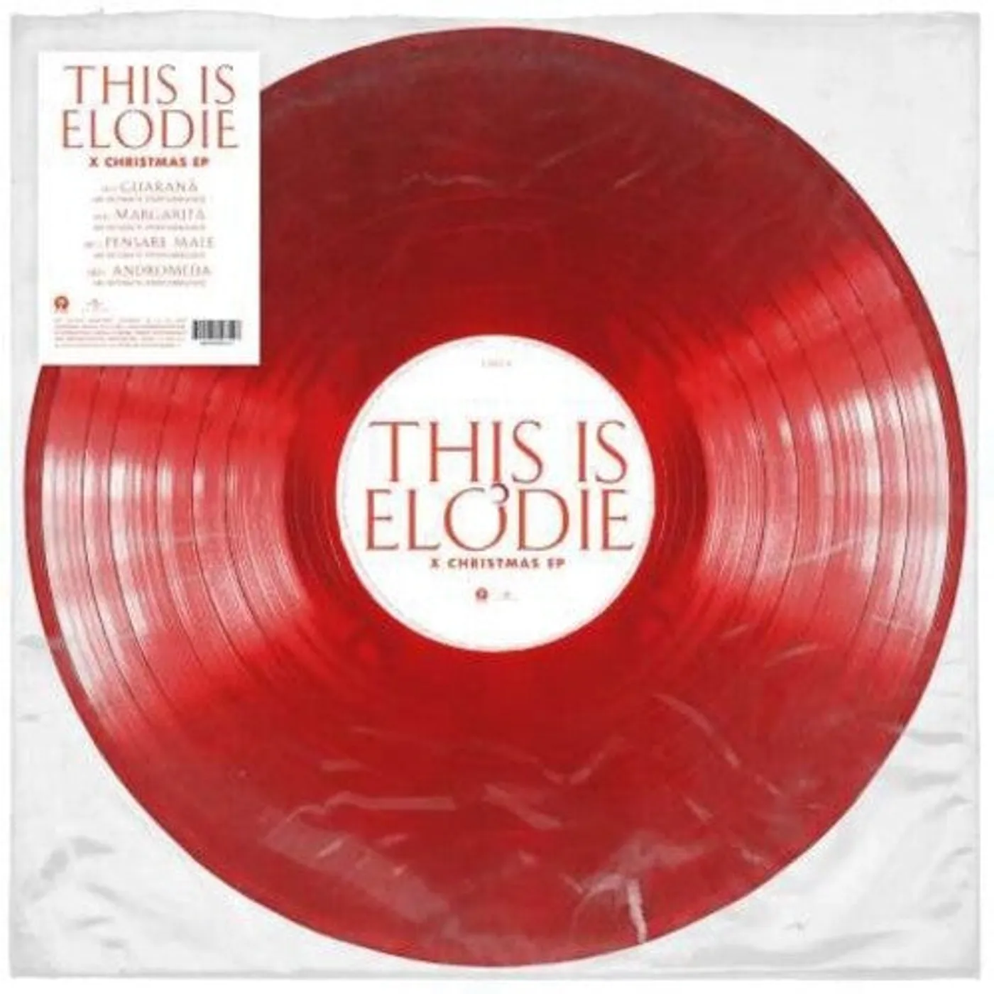 Elodie LP Vinyl - This Is Elodie X Christmas (Ep) (Red) (Ita)