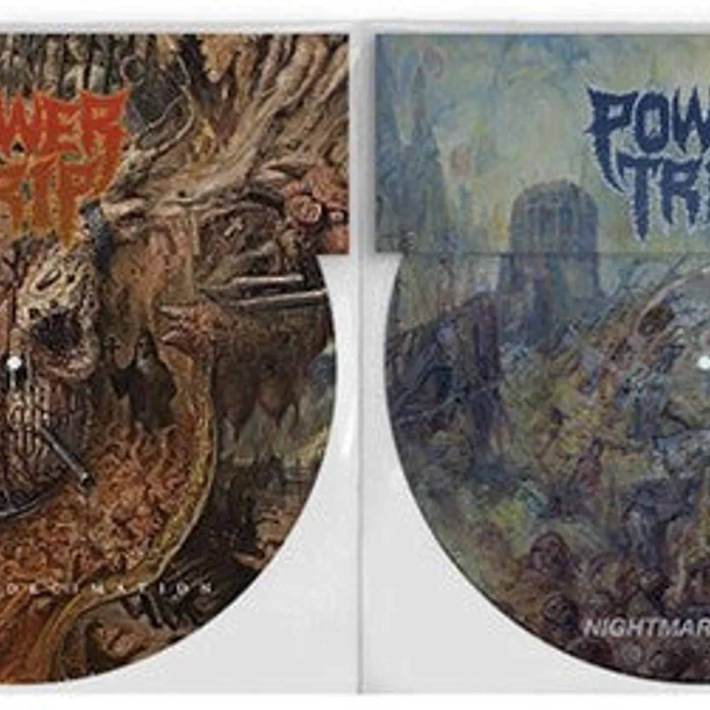 Power Trip LP Vinyl - Manifest Decimation / Nightmare Logic (Pict)