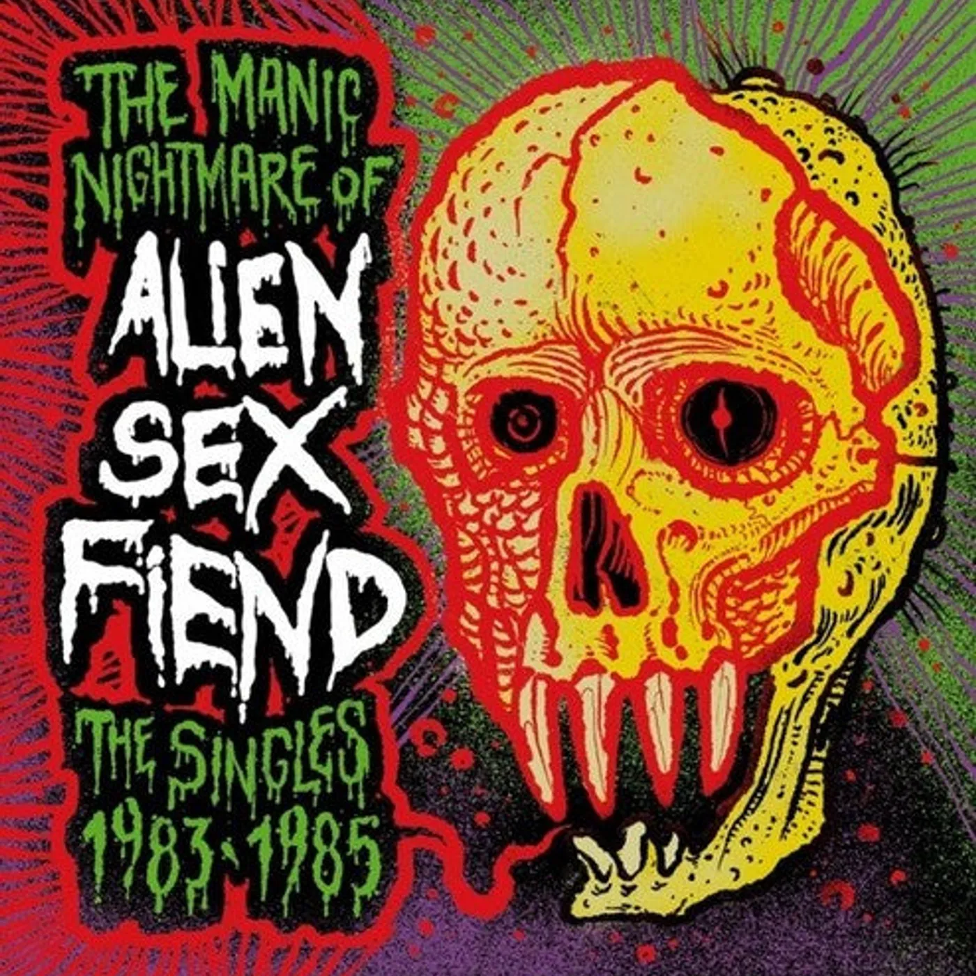 Alien Sex Fiend LP Vinyl - Manic Nightmare Of Alien Sex Fiend
