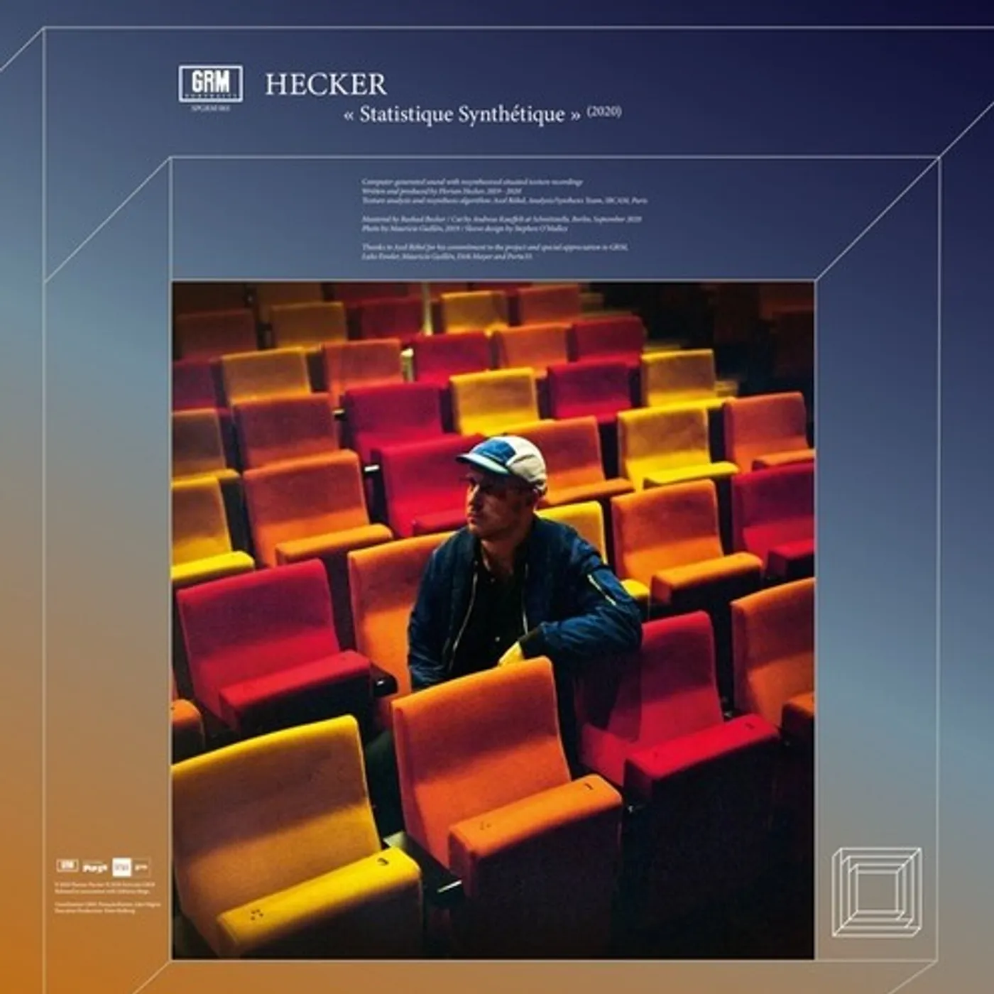 Hecker  LP Vinyl - Statistique Synthwtique / Teum (Silvery Slit)