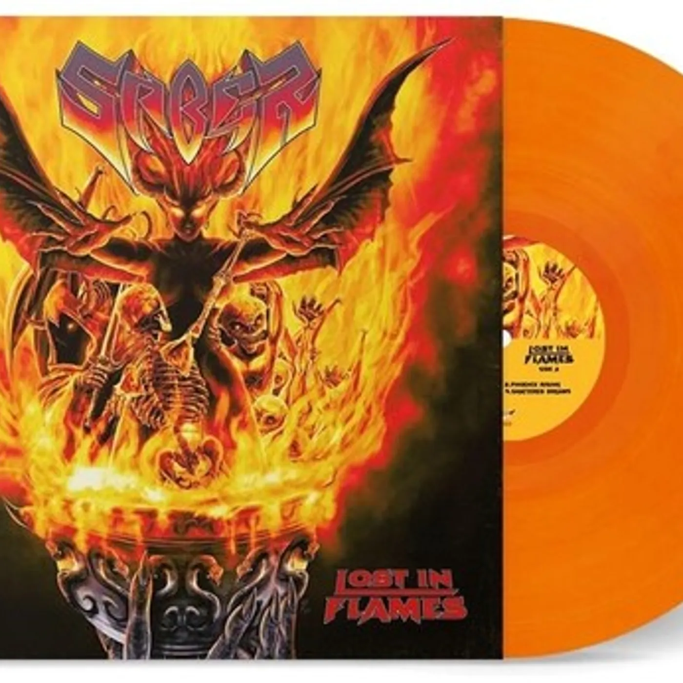 Saber LP Vinyl - Lost In Flames (Coloured Vinyl) (Org) (Spa)