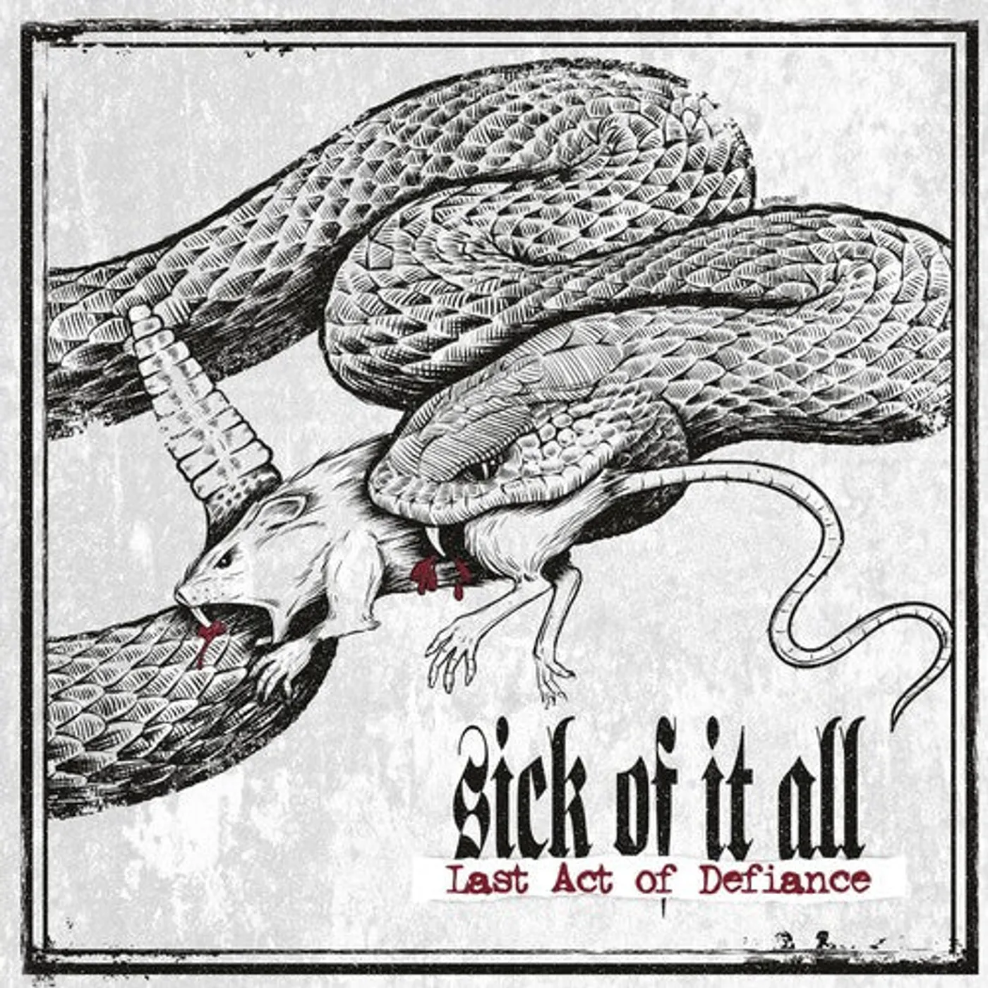Sick Of It All LP Vinyl - Last Act Of Defiance