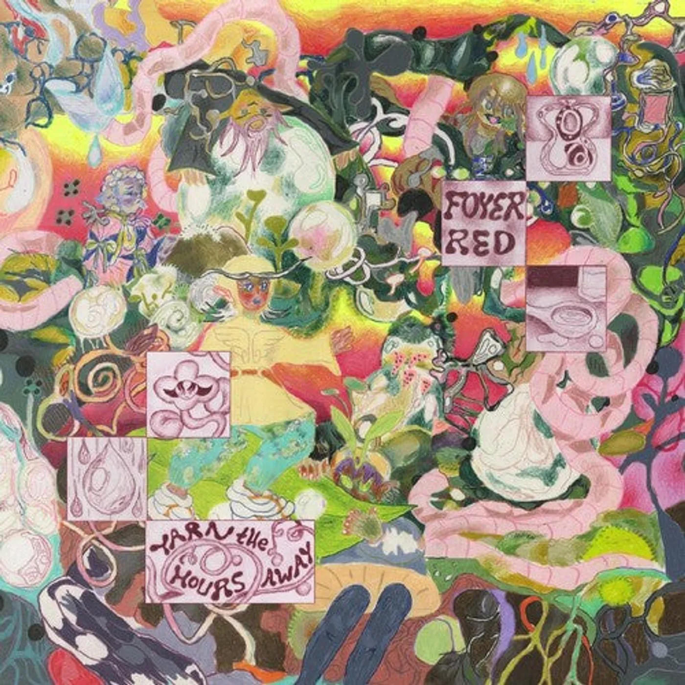 Foyer Red LP Vinyl - Yarn The Hours Away (Dlcd)