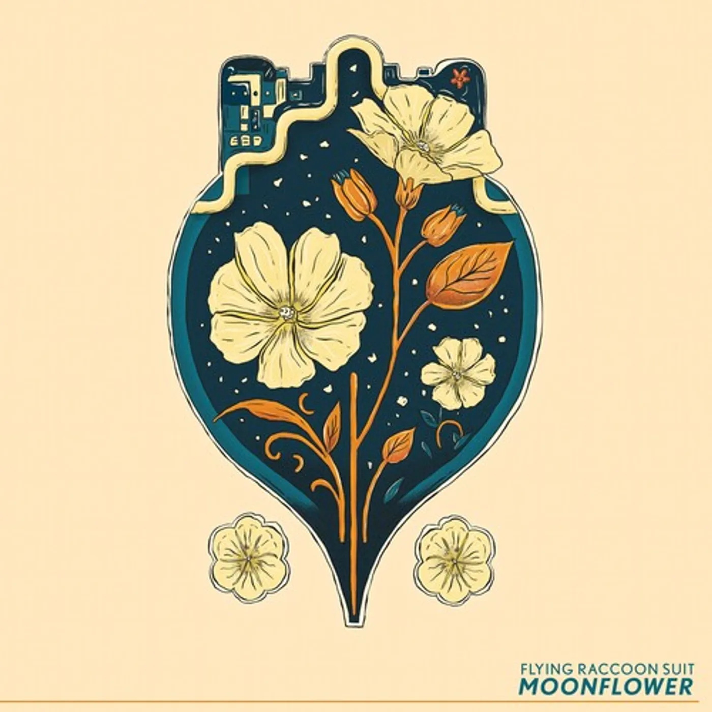 Flying Raccoon Suit LP Vinyl - Moonflower (Blue) (Coloured Vinyl)