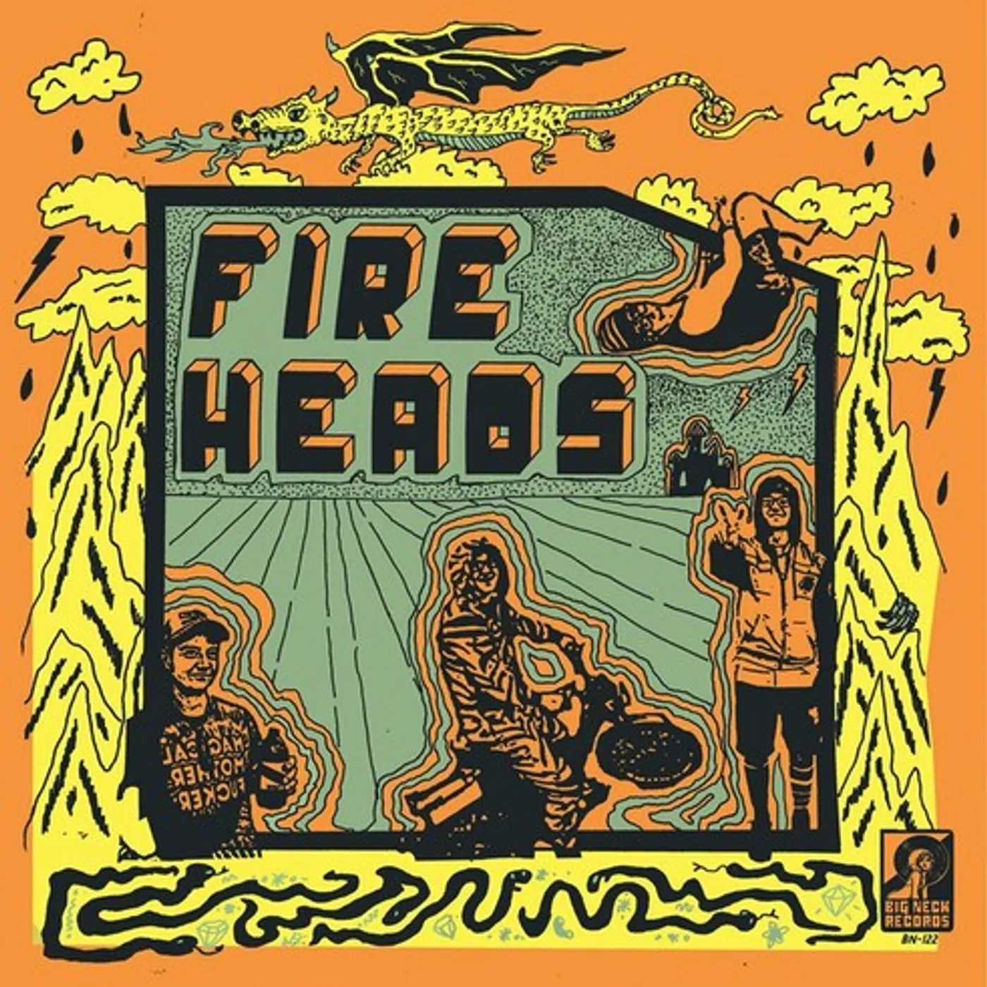 Fire Heads  LP Vinyl - Split Lp