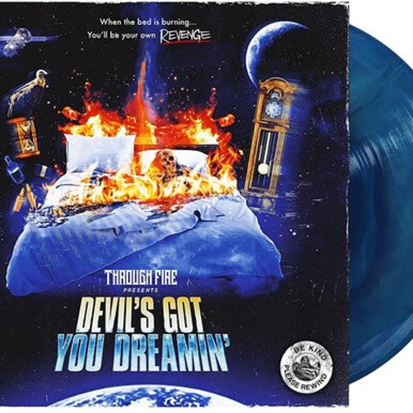 Through Fire LP Vinyl - Devil'S Got You Dreamin (Blue) (Cvnl) (Ltd) (Dlcd)