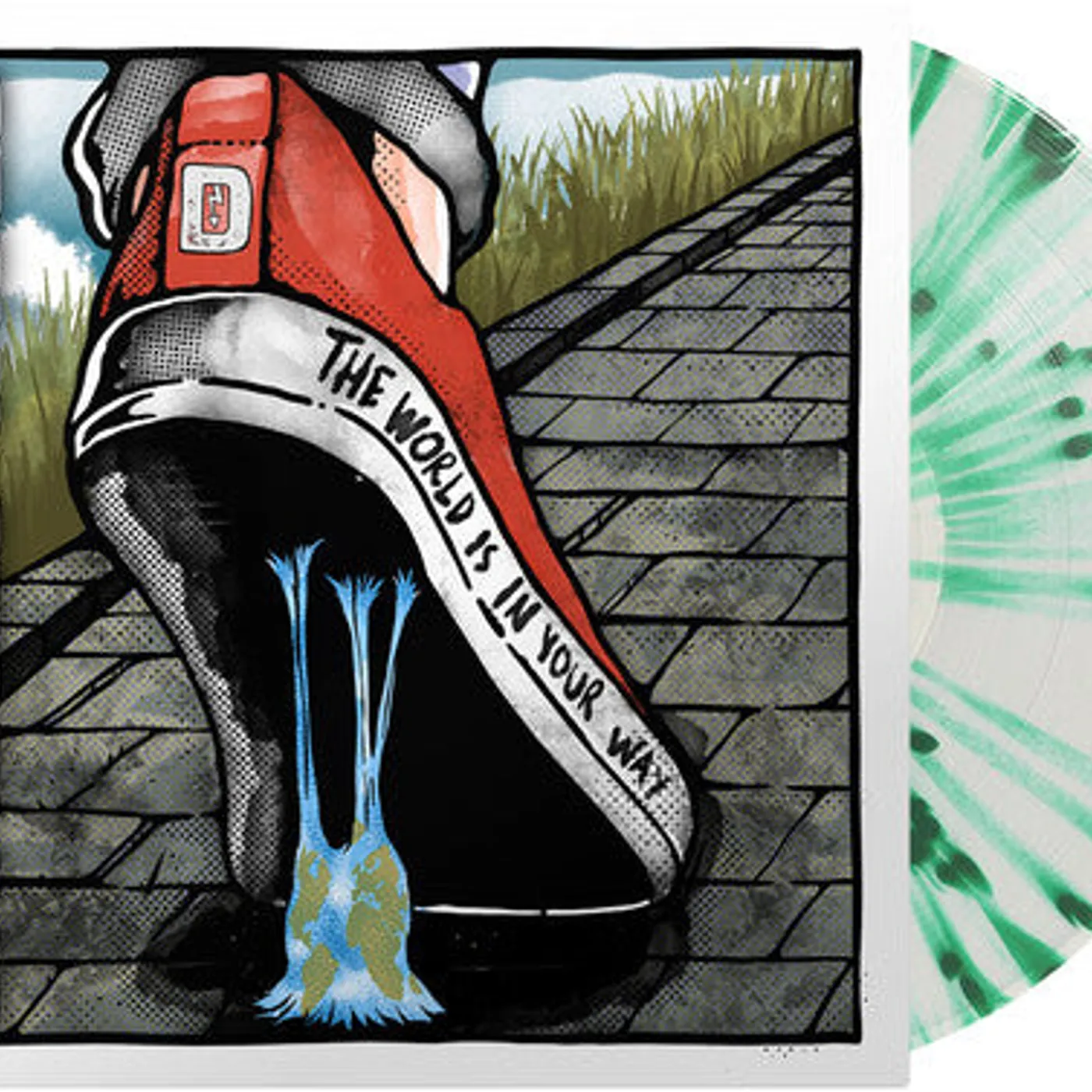 Dragged Under LP Vinyl - World Is In Your Way (Coloured Vinyl) (Cvnl) (Grn)