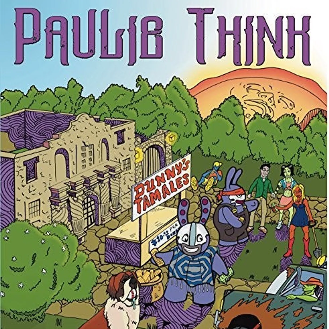 Paulie Think LP Vinyl - Dunny'S Tamales (Blue) (Coloured Vinyl)