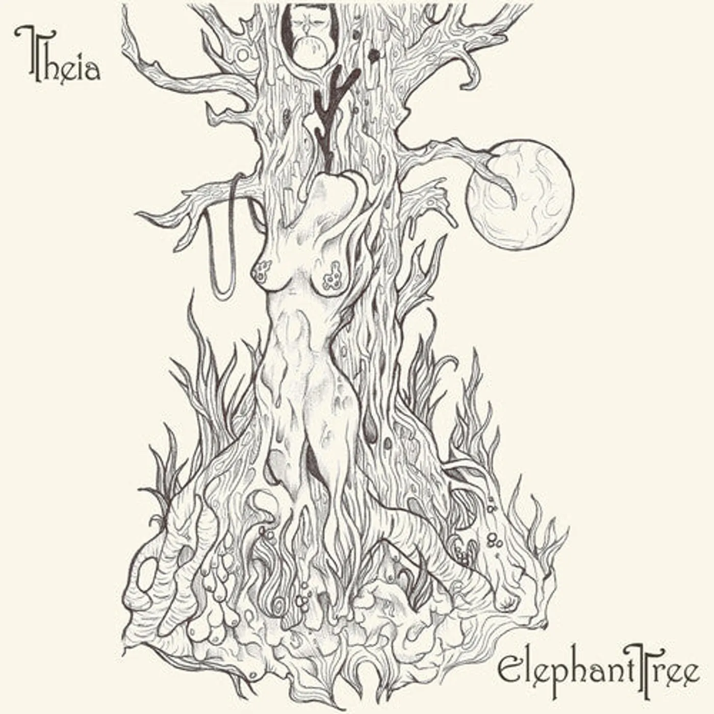 Elephant Tree LP Vinyl - Theia - White & Gold Galaxy Pattern (Gol) (Wht)