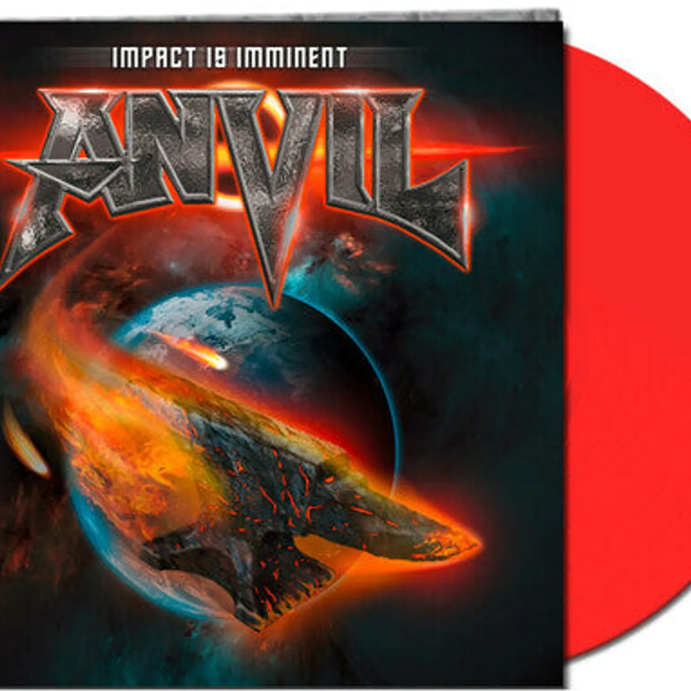 Anvil LP Vinyl - Impact Is Imminent (Clear Red) (Coloured Vinyl) (Cvnl) (Ltd)