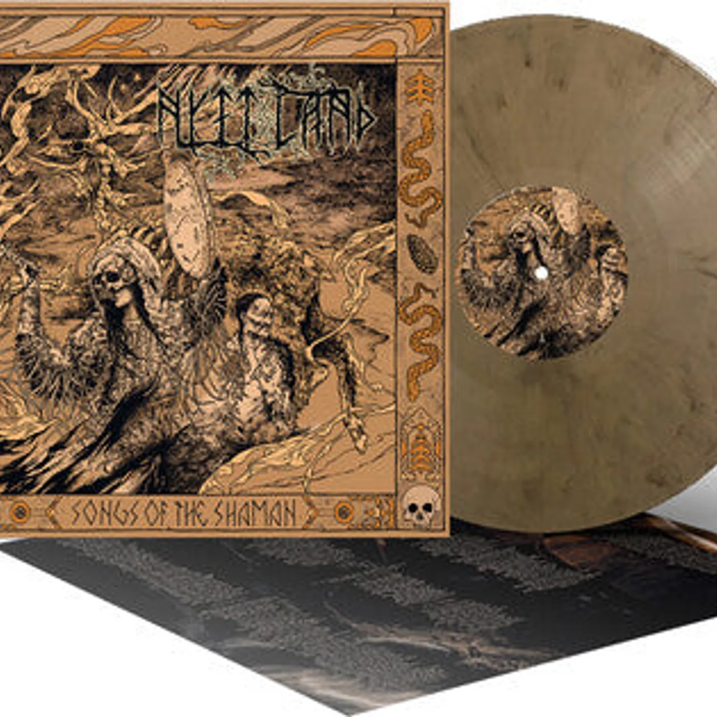 Nytt Land LP Vinyl - Songs Of The Shaman - Gold & Black (Blk) (Coloured Vinyl)
