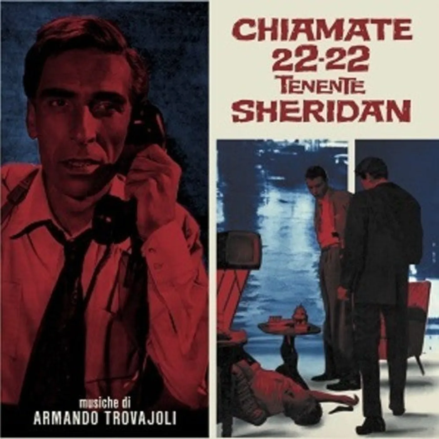 Armando Trovajoli LP Vinyl - Chiamate 22-22 Tenente Sheridan / Original Soundtrack