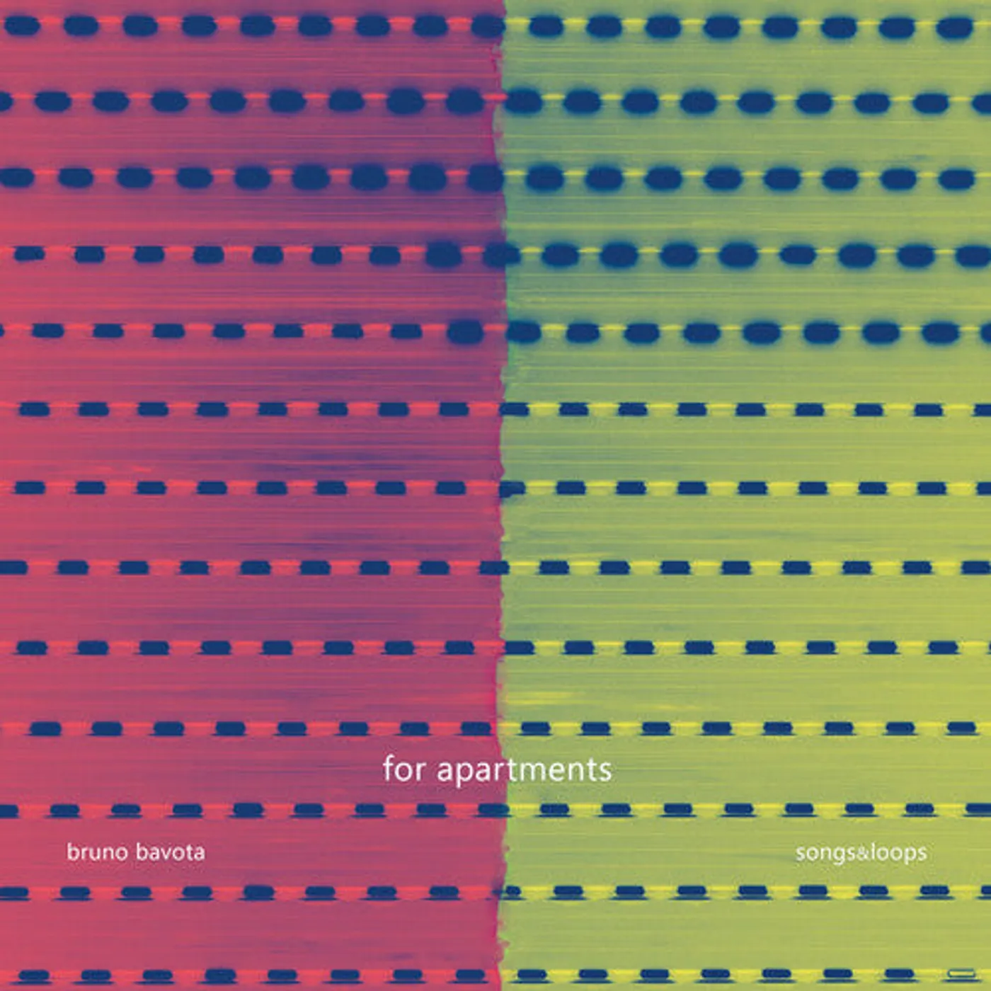 Bruno Bavota LP Vinyl - For Apartments: Songs & Loops (Coloured Vinyl) (Red)