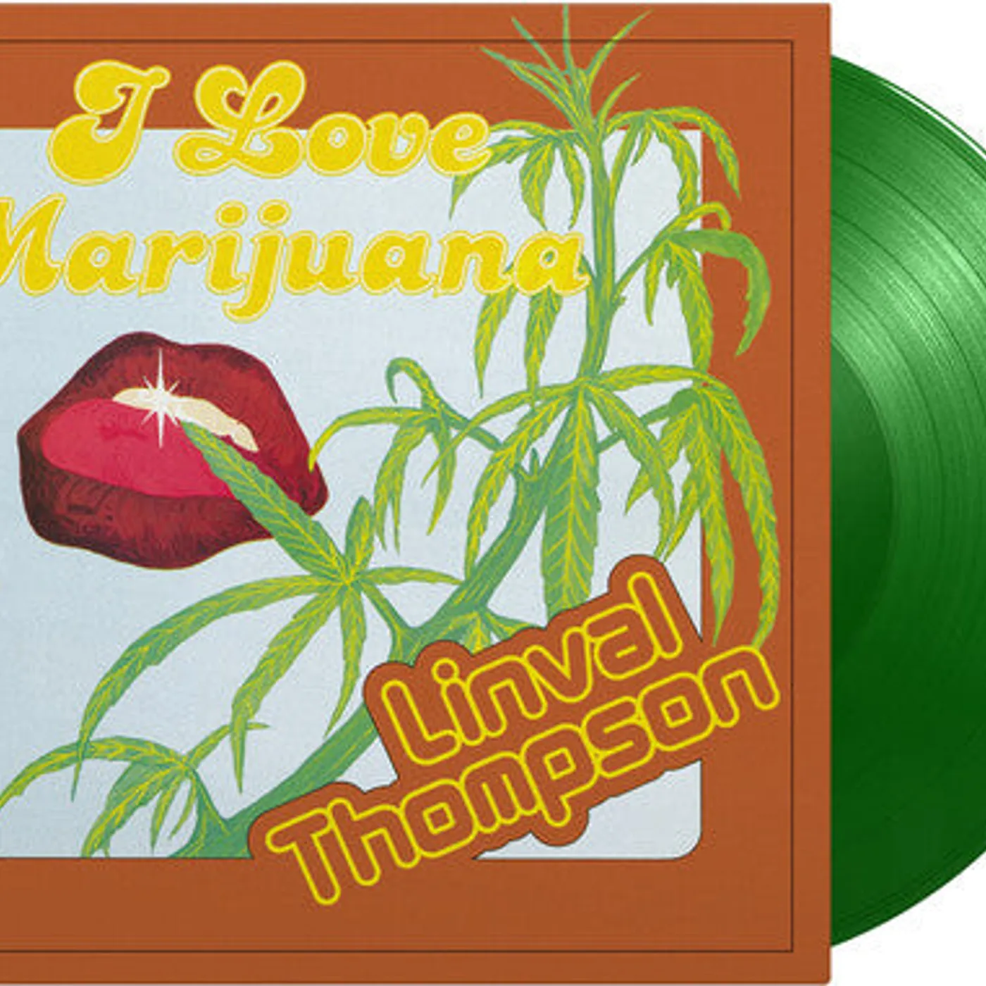 Linval Thompson LP Vinyl - I Love Marijuana (Coloured Vinyl) (Grn) (Ltd) (Ogv) (Hol)