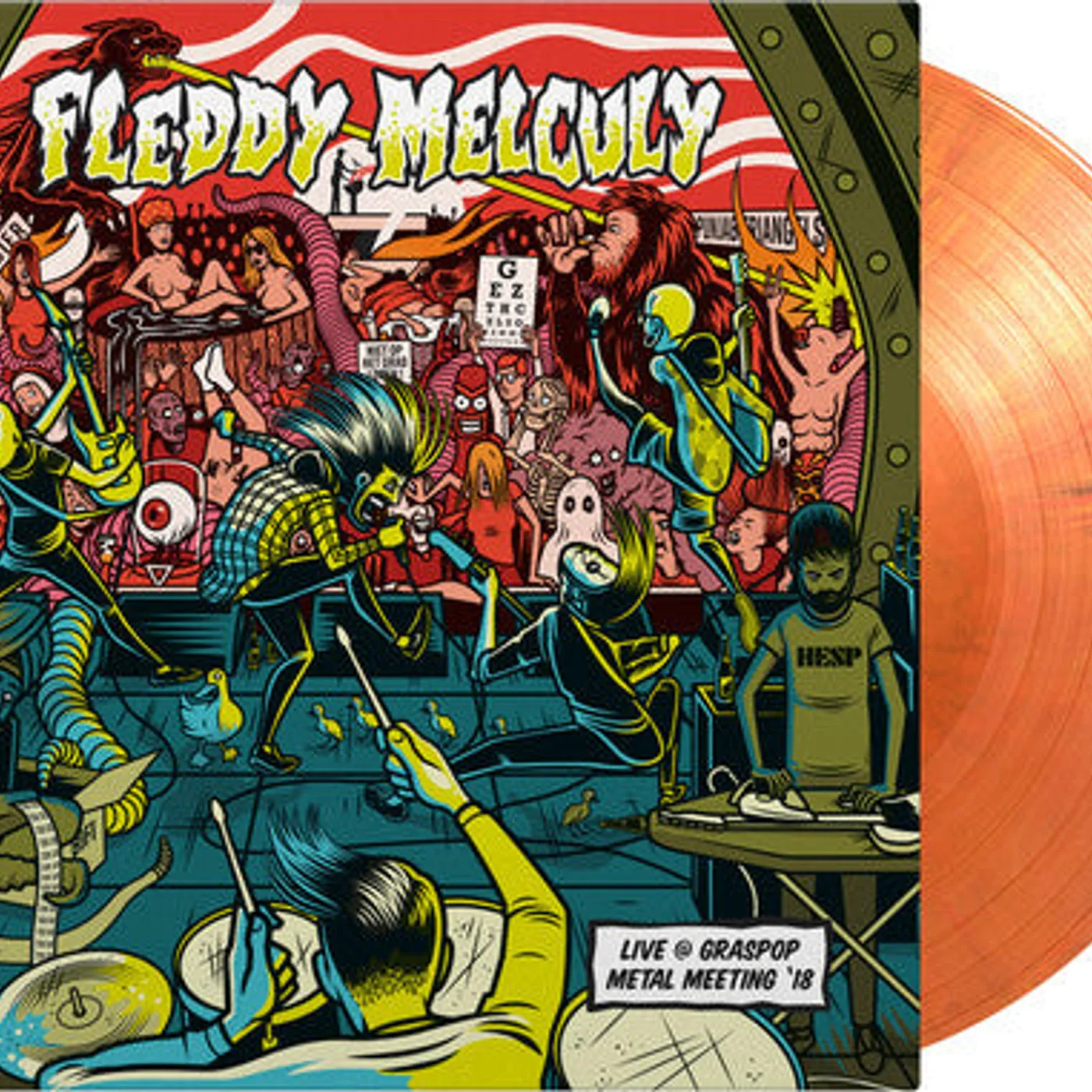 Fleddy Melculy LP Vinyl - Live At Graspop Metal Meeting '18 (Coloured Vinyl) (Ltd)
