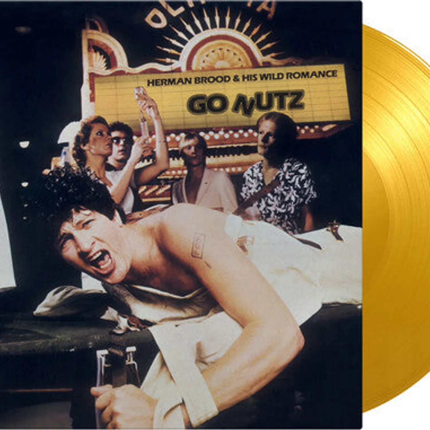 Herman Brood & His Wild Romance LP Vinyl - Go Nutz (Coloured Vinyl) (Ltd) (Ogv) (Ylw)