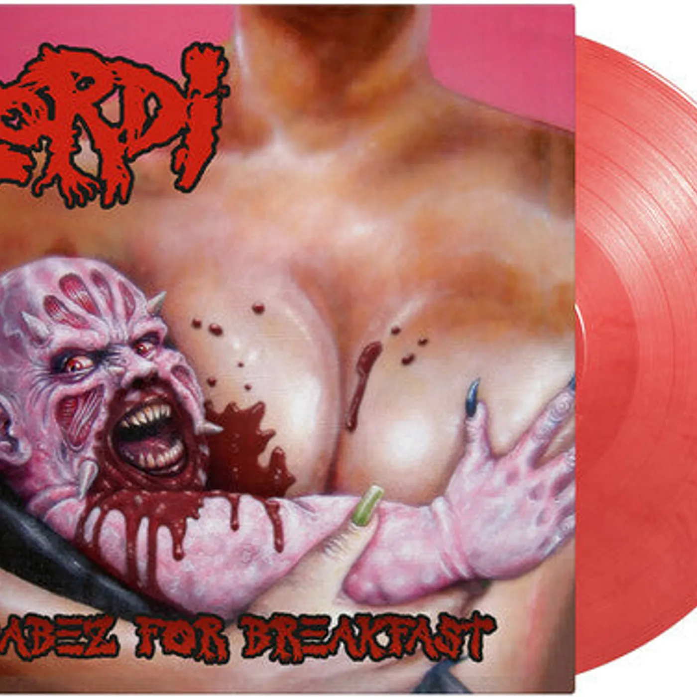 Lordi LP Vinyl - Babez For Breakfast (Coloured Vinyl) (Ogv) (Pnk) (Red)