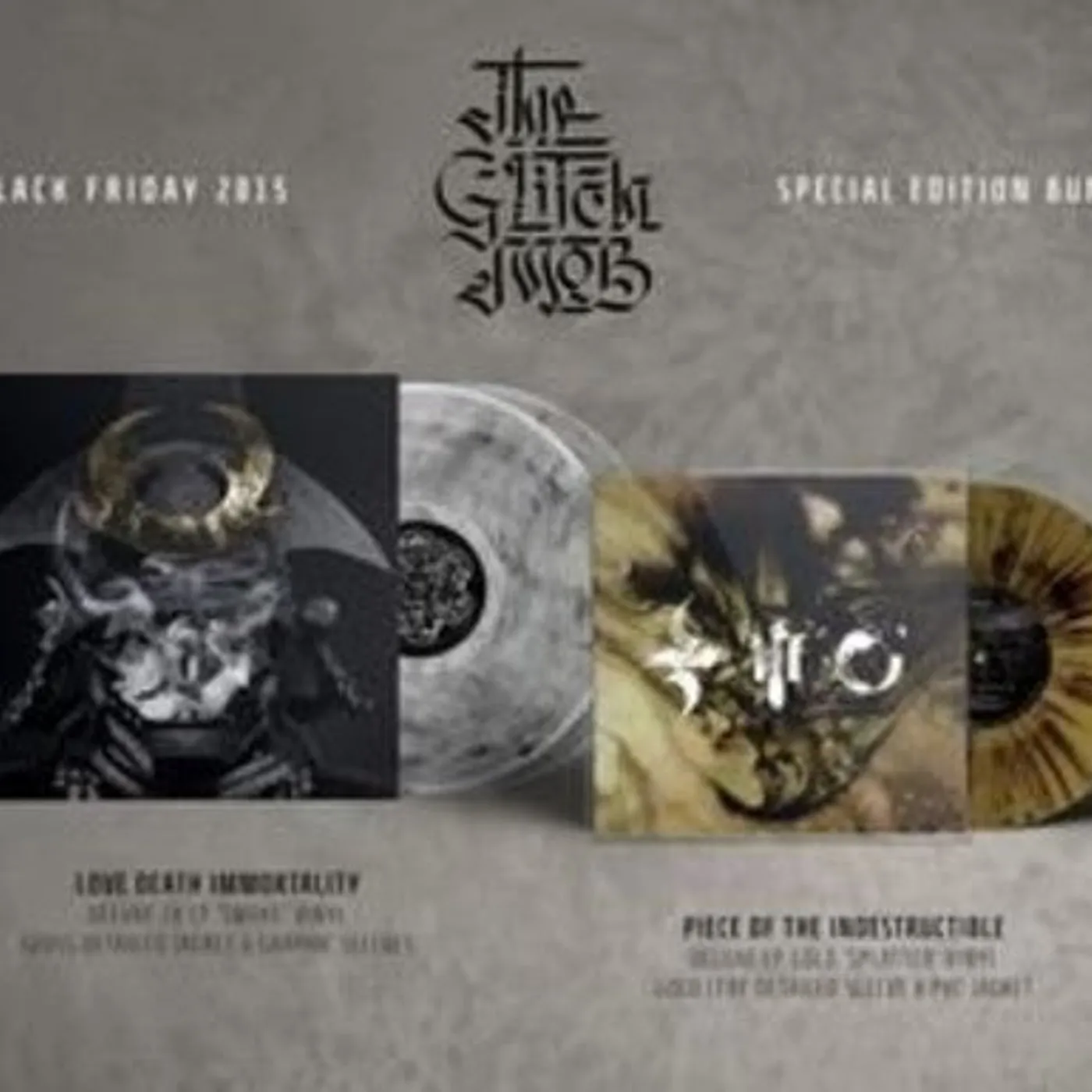 The Glitch Mob LP Vinyl - Love Death Immortality / Piece Of Indestructible