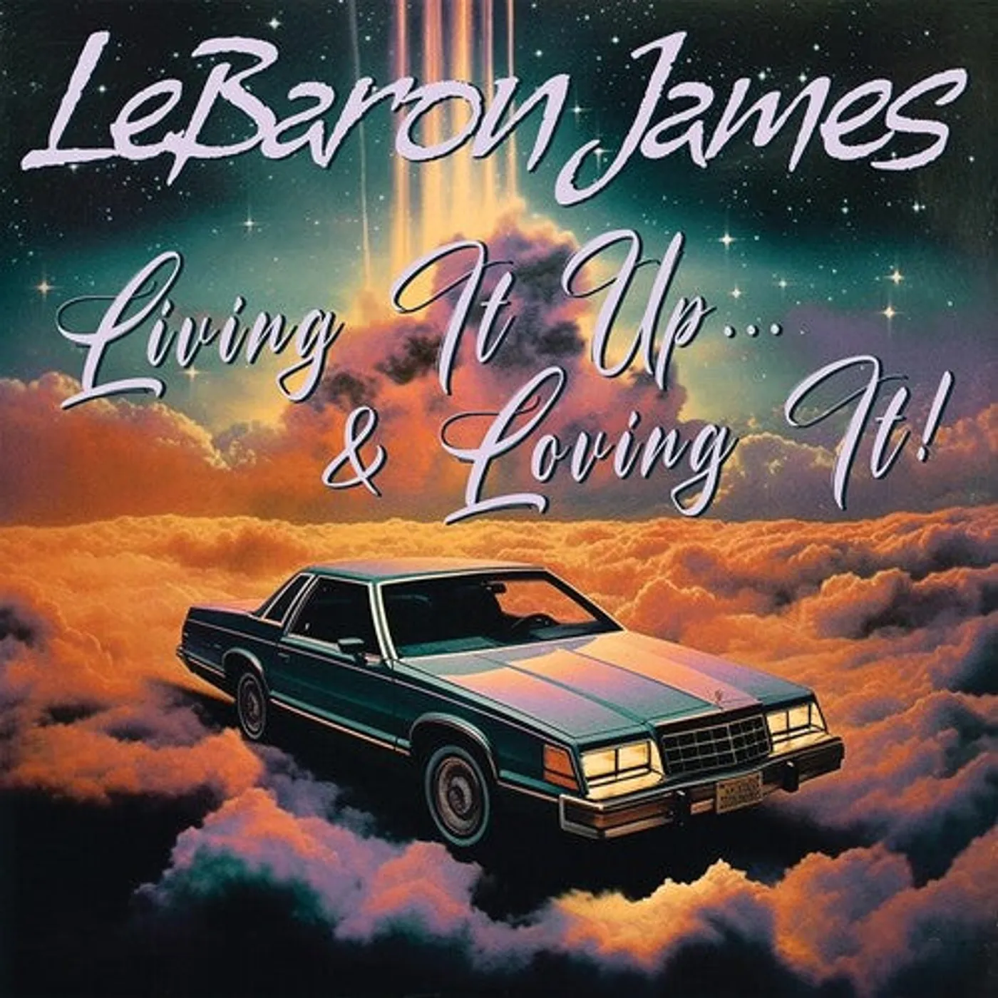 LeBaron James LP Vinyl - Living It Up & Loving It