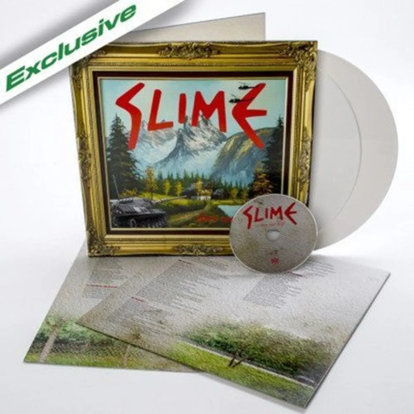 Slime LP Vinyl - Hier Und Jetzt (W/Cd) (Coloured Vinyl) (Gate Fold) (Wht) (Ger)