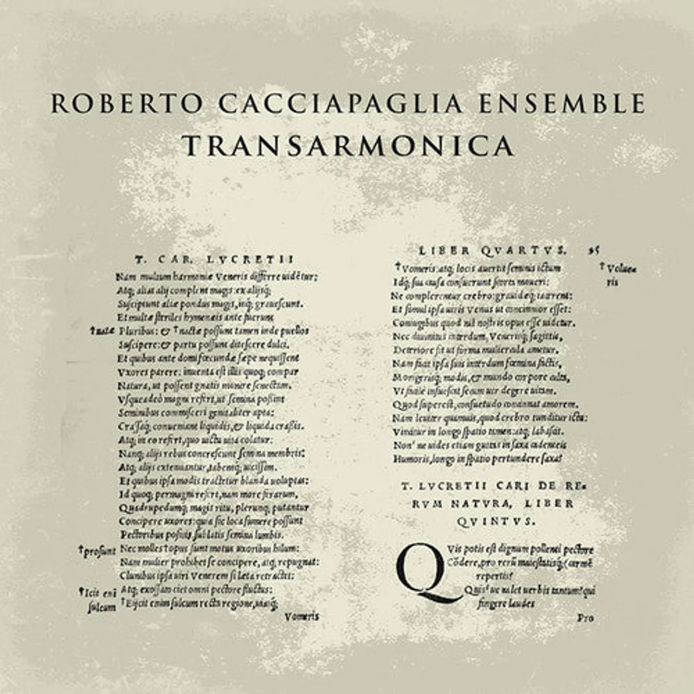 Roberto Cacciapaglia LP Vinyl - Transarmonica