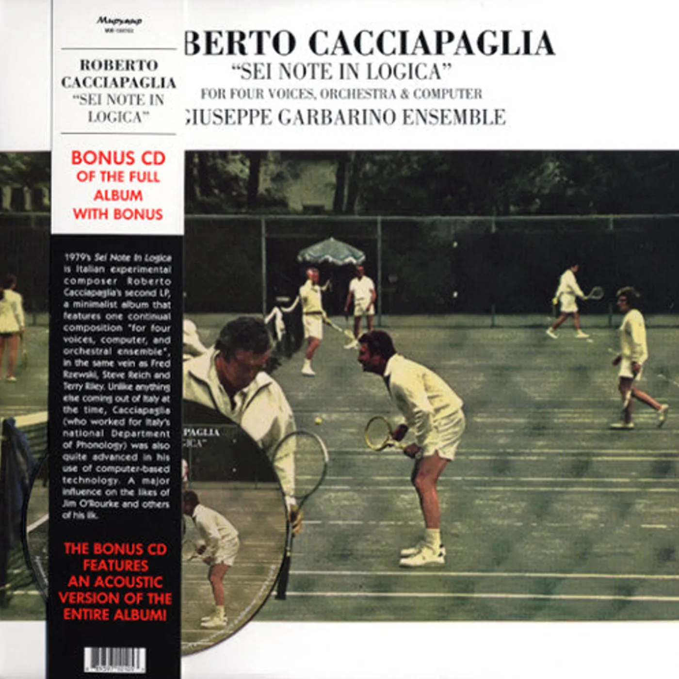 Roberto Cacciapaglia LP Vinyl - Sei Note In Logica (W/Cd)
