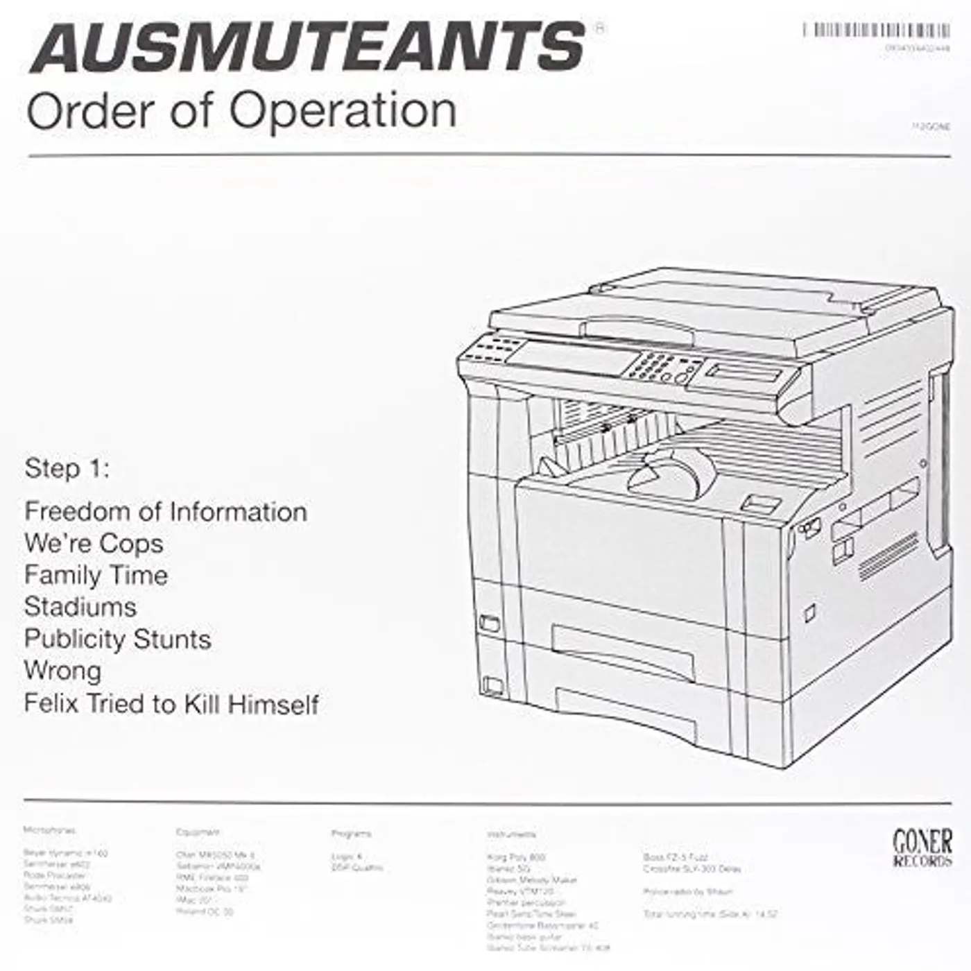 Ausmuteants LP Vinyl - Order Of Operation
