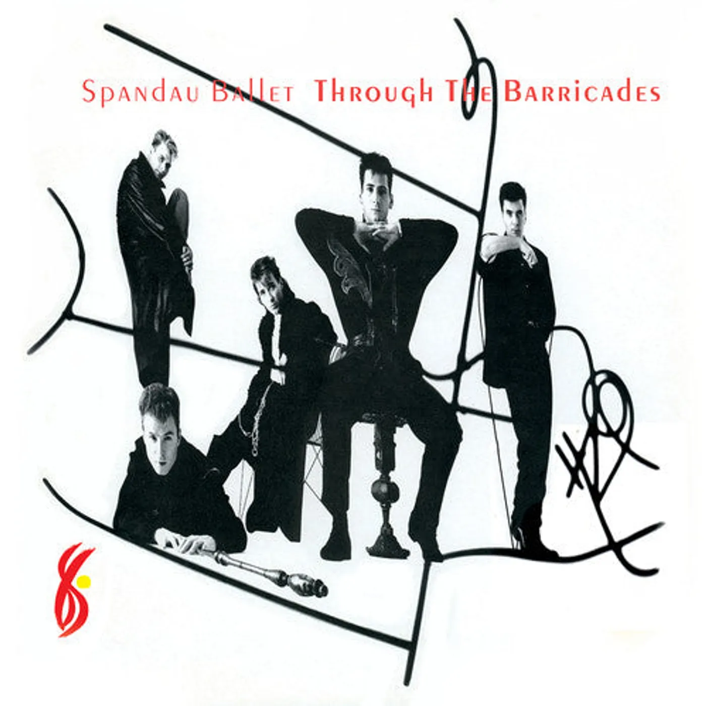 Spandau Ballet LP Vinyl - Through The Barricades (Uk)